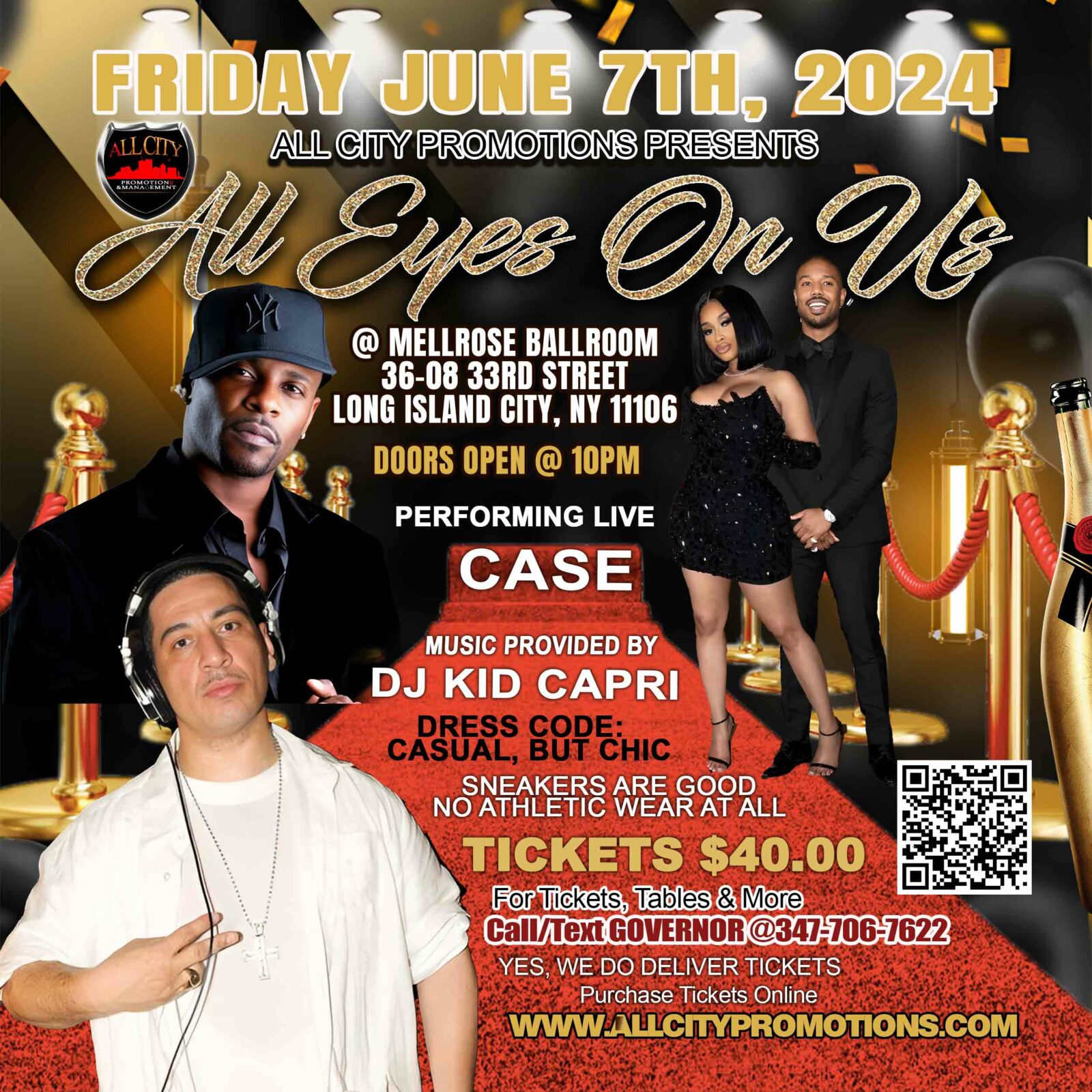 All Eyes On Us flyer June 7th, 2024